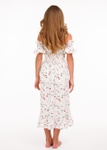Платье для Девочки Летти Принт Белый, Белый, 134