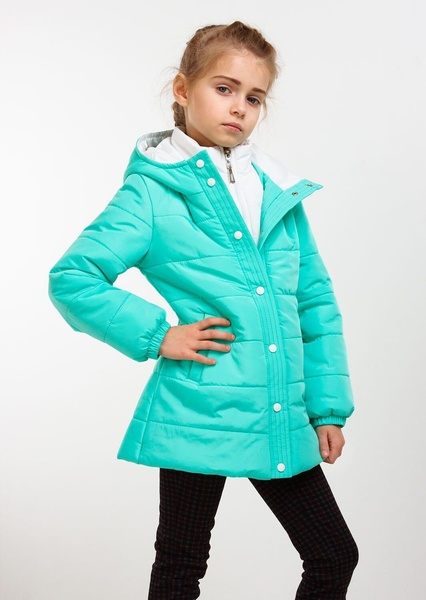 Куртка для девочки Канада мята, Мятный, 110