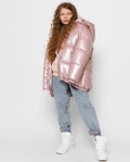 Блискуча пухова куртка для дівчаток від 6 до 17 років XW_DT-8320-15, Рожевий, 30