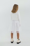 Платье для девочки нарядное Лея белое, Белый, 134