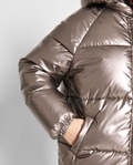 Блискуча пухова куртка для дівчаток від 6 до 17 років XW_DT-8320-25, Бронзовий, 30
