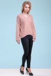 Пуловер 1431.3283, розовый (малина), однотонный, S-XL