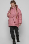Лакована зимова куртка для дівчинки XW_DT-8300-21, Рожевий, 28