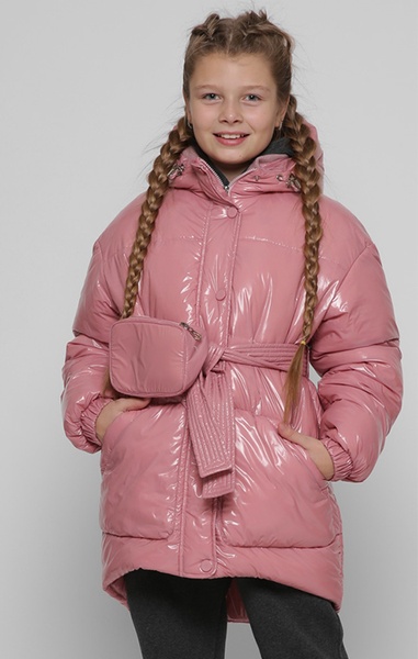 Зимняя куртка для девушки XW_DT-8300-21, Розовый, 28