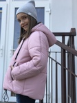 Куртка для девочки КУ0738 розовый, Розовый, 122