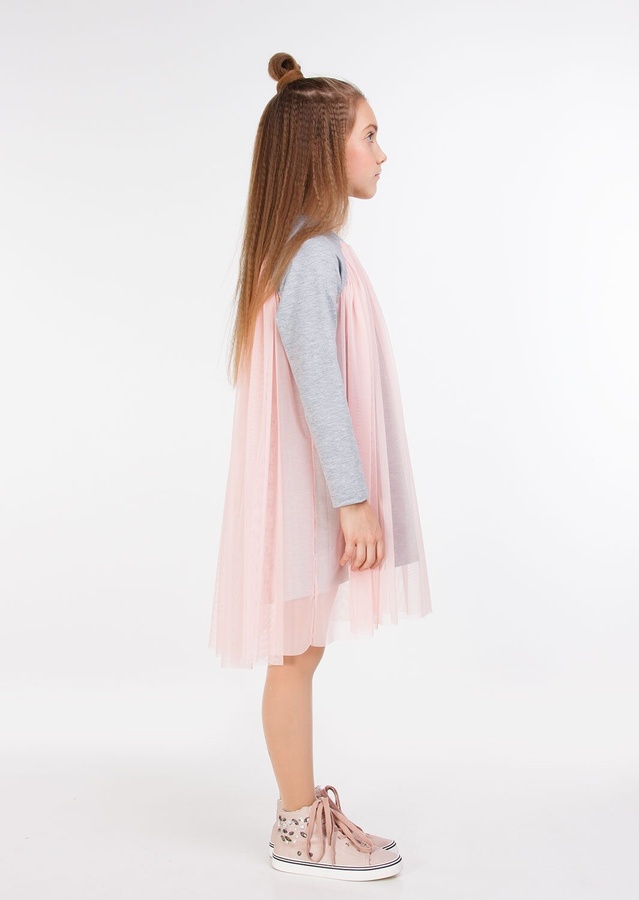 Платье для девочки Сати розовый, Розовый, 128