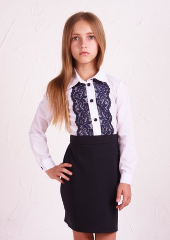 Блуза для девочки №1 бежевый подросток, 146