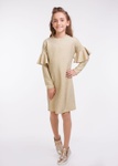 Нарядне плаття для дівчинки Боні золотий, Золотий, 134