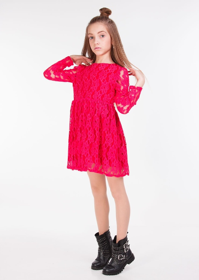 Платье для девочки Лиза красный, Красный, 116