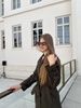 Тренч женский классический двубортный длинный с поясом, S