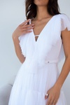 Коктельна сукня OD_598 міні, Білий, S