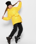 Ультрамодна зимова куртка для дівчаток від 6 до 17 років XW_DT-8324-6, Жовтий, 30