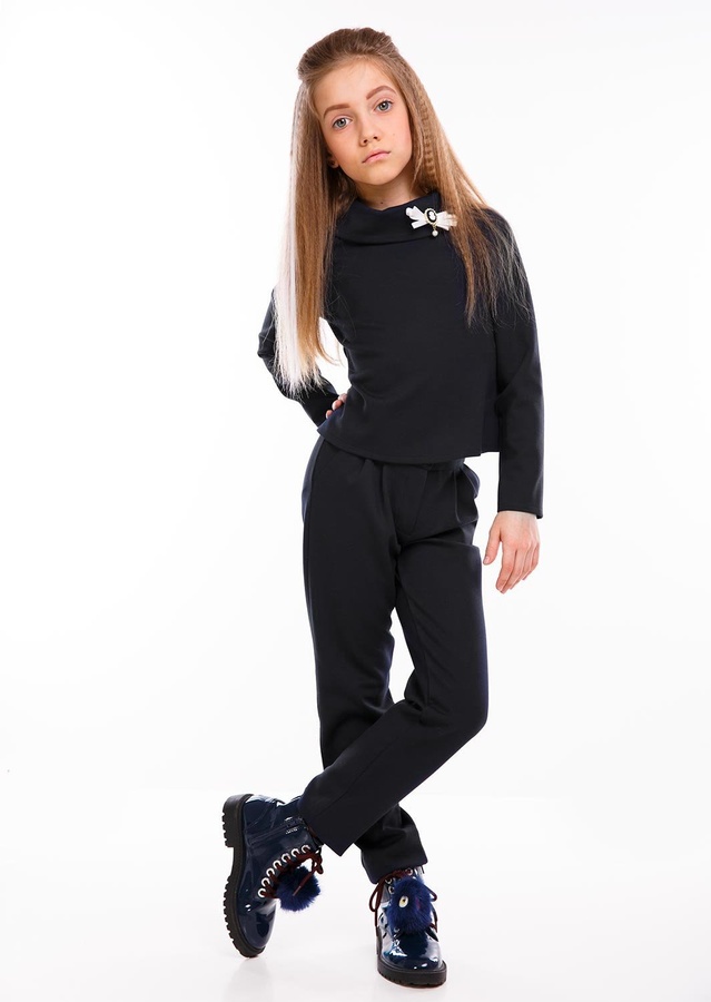 Костюм Гвен кофта+брюки чорний підліток Софія Шелест, 158