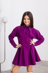 Плаття для дівчинки PMR_07 Фіолетовий, Фиолетовый, 122
