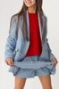 Спідниця-шорти для дівчинки з застібкою на блискавку та з ґудзиком, Блакитний, 122
