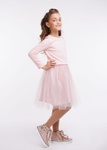 Нарядне плаття для дівчинки Лєя рожевий, Рожевий, 152
