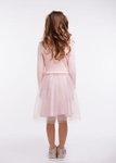 Платье для девочки нарядное Лея розовый, Розовый, 134