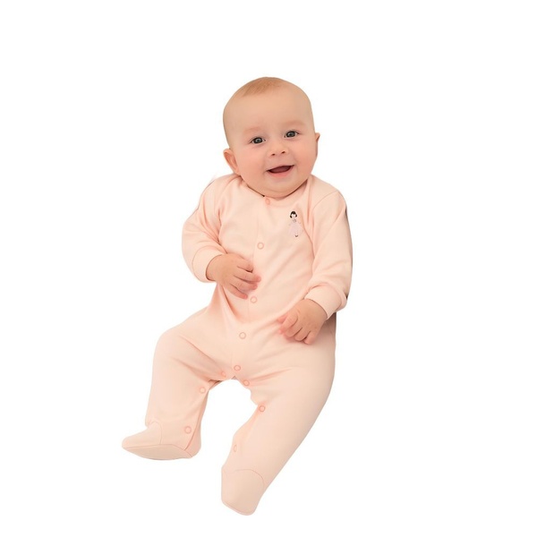 Комбінезон з довгим рукавом для немовля унісекс, Сірий, 80