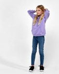 Дитяче худі HD-12017-23 із регульованим шнурком на капюшоні та манжетами бузок, бузок, 110
