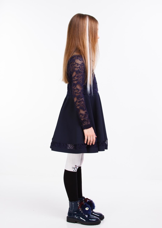 Сукня для дівчинки Сіцилія синій, Темно-синій, 152