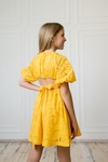 Летнее Платье для Девочки PMR015 Желтое, Жёлтый, 140