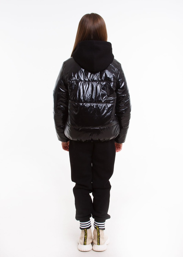 Куртка для дівчинки Домініка чорний, Черный, 116