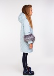 Куртка для девочки Сара голубой, Голубой, 122