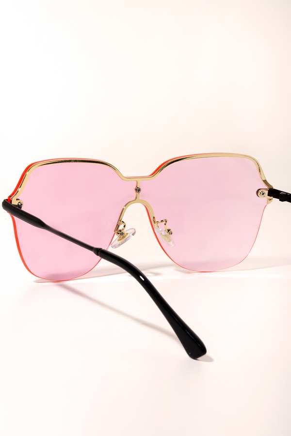 Солнцезащитные очки с цветными линзами 1369.4146, розовый (малина), UN