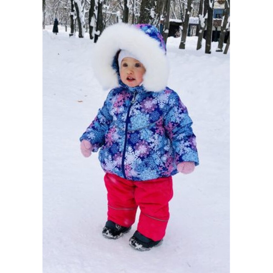 Костюм зимовий Сніжинка для дівчат, Жёлтый, 92