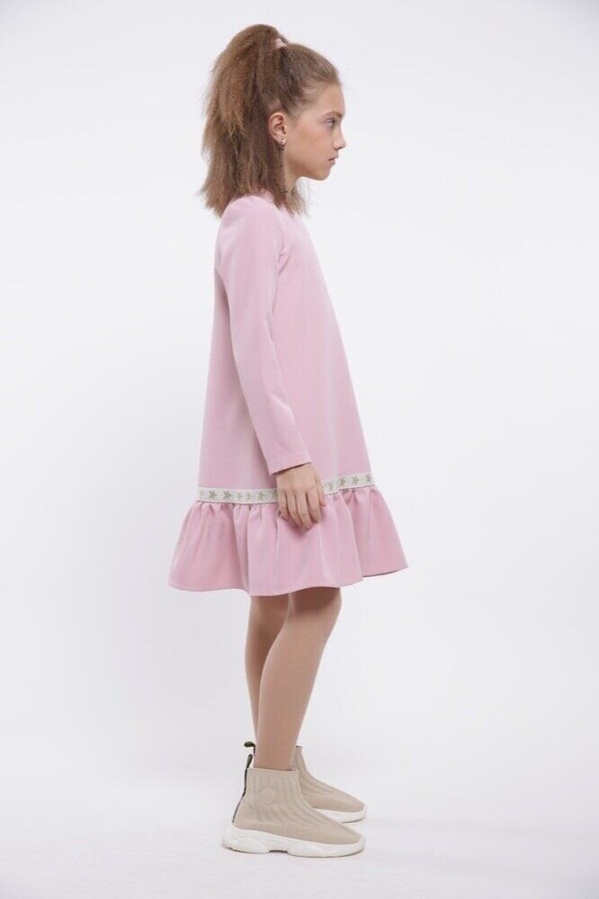 Платье для девочки Валерия розовый, Розовый, 122