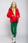 Куртка для дівчинки Діззі червоний, Червоний, 128