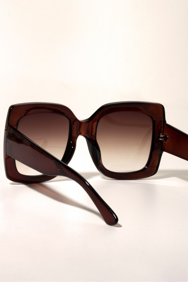 Квадратные солнцезащитные очки 1374.4160, Коричневый, UN