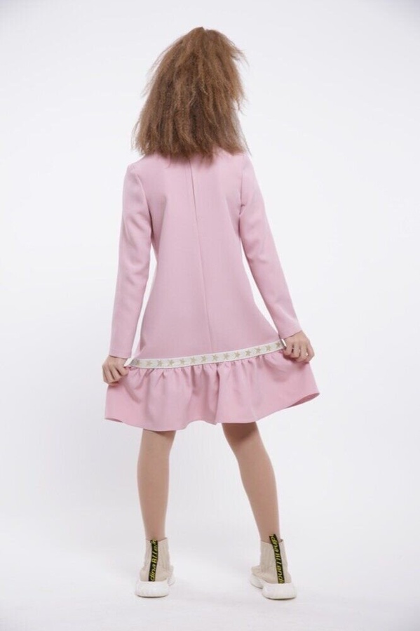 Плаття для дівчинки Валерія рожевий, Рожевий, 134