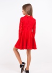 Платье для девочки Сицилия красный, Красный, 140