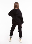 Спортивний костюм для дівчинки Стріт Чорний, Черный, 128