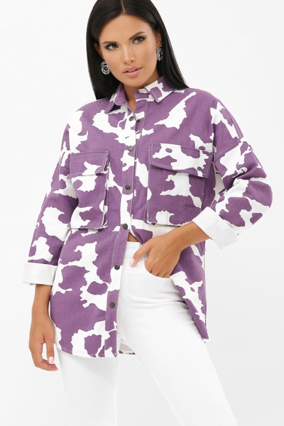 1027 AST Куртка VА. Колір: фіолетовий-білий, фиолетовый-белый, L