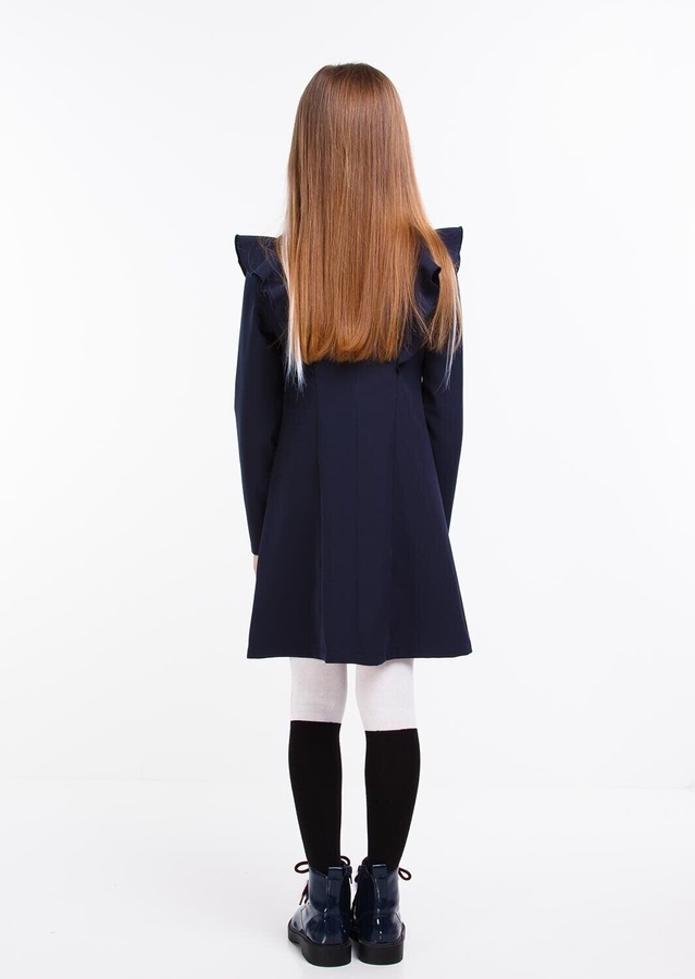 Платье для девочки Моника синий, Темно-синий, 146