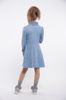 Платье для девочки Элен голубой, Голубой, 122