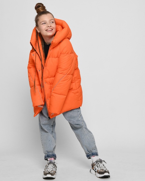Куртка зима для дівчинки від 6 до 17 років XW_DT-8329-17, Помаранчовий, 30