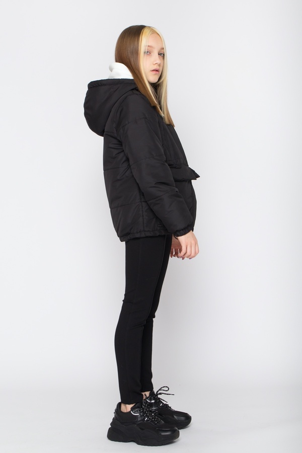 Куртка для девочки Диззи черный, Черный, 128