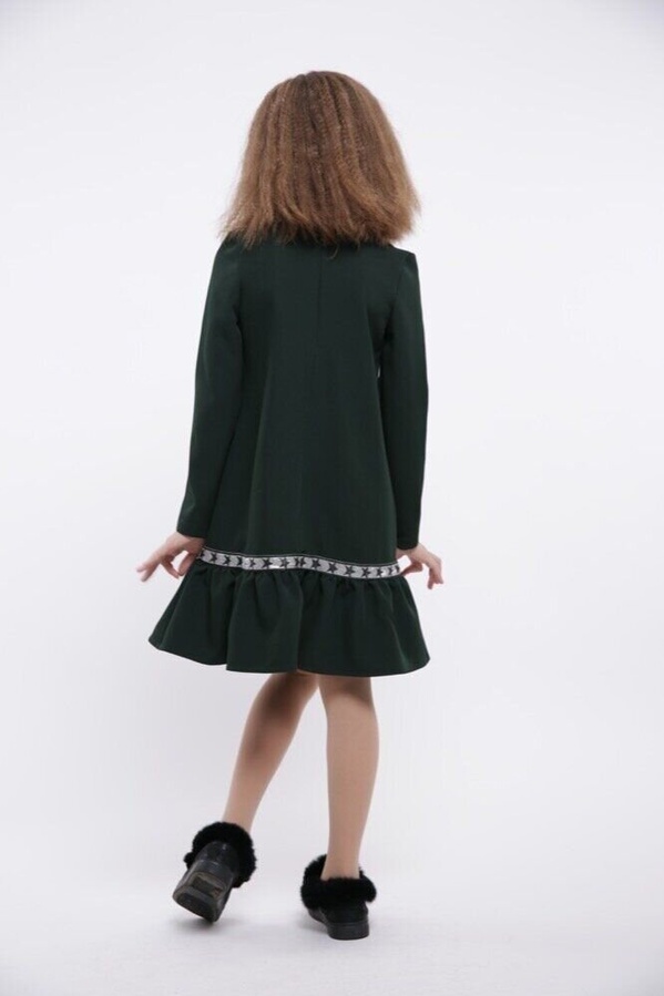 Плаття для дівчинки Валерія зелений, Зелений, 134
