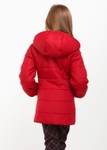 Куртка для дівчинки Канада бордовий, Бордовий, 110
