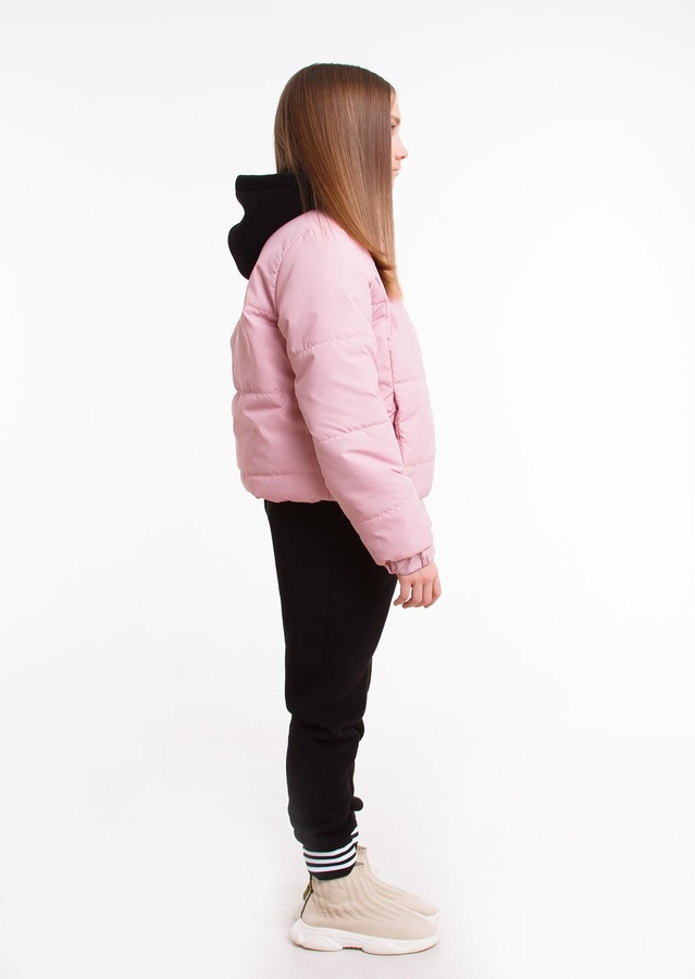 Куртка для дівчинки Домініка рожевий, Рожевий, 128