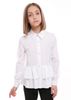 Блузка для девочки Айлин белый, Белый, 128
