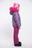 Зимовий комплект куртка + комбінезон КУ0751 фіолетовий, Фіолетовий, 146