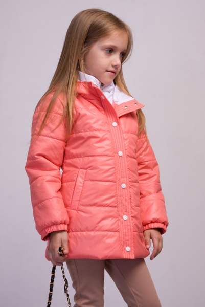 Куртка для дівчинки Канада рожевий, Рожевий, 110