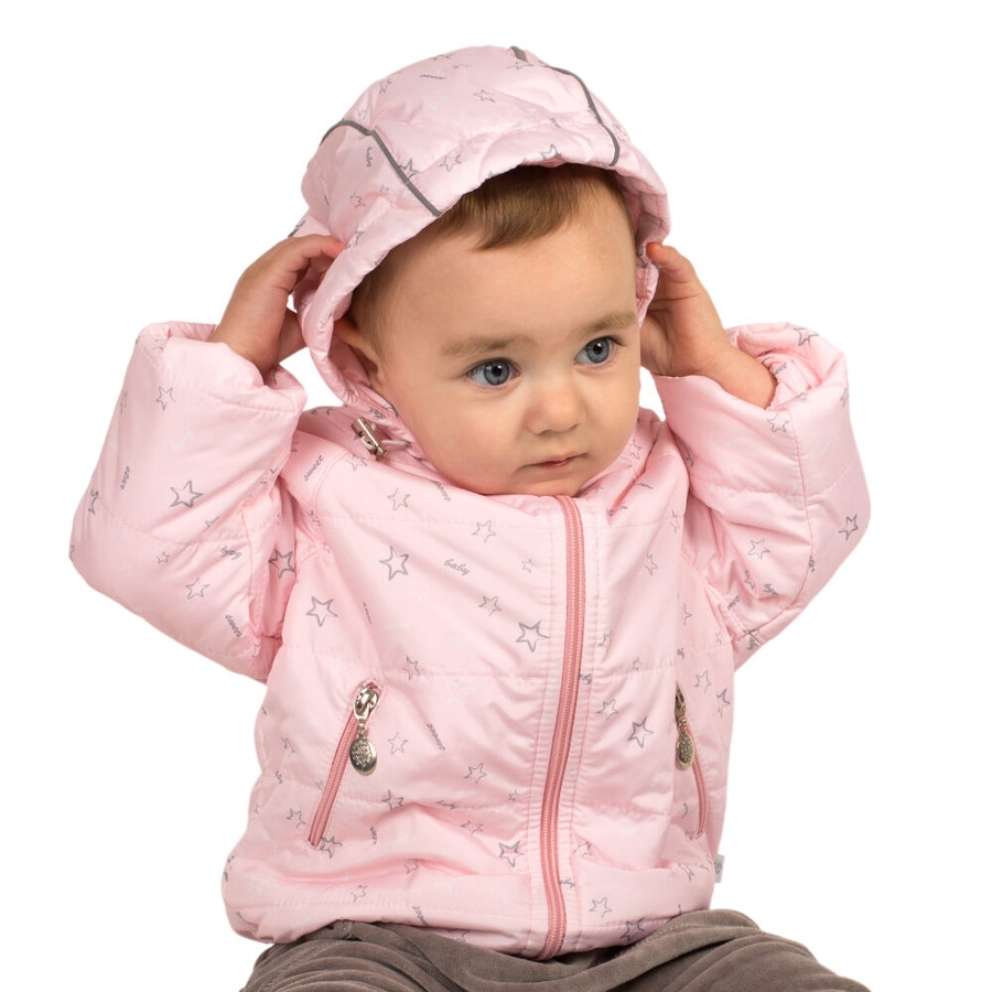 Куртка для малюків унісекс, Розовый, 80