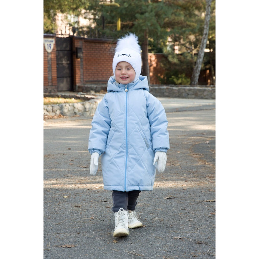 Куртка дитяча для дівчат, Малиновый, 98