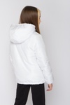 Куртка для дівчинки Діззі білий, Білий, 128