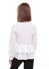 Блузка для дівчинки Айлін білий, Білий, 152